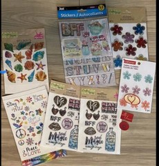 Over 450 PIECE Ephemera/Stickers/ALBUM Cover DIY Journal L👀K @Pic. To See All