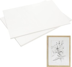 50 Pack White Chipboard Sheets 8.5×11 40pt Cardboard Craft Backing Board