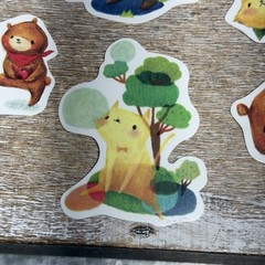 Lot of 12 ATO Planning Stickers Cat, Bear, Bunny & MIA Assorted Sizes Brand New