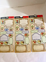 Assorted Karen Foster Design Scrapbooking Stickers Collection 10 Sheets Themed