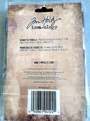 Tim Holtz Idea-ology Vignette Panels TH94124 Wood Blocks 5pc Mixed Media NIP