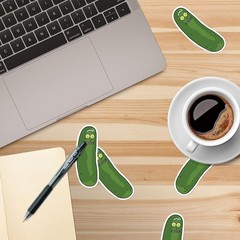 RICK AND MORTY PICKLE RICK VARIETY DIE CUT VINYL 50 CT STICKER PACK