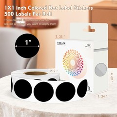 300Pcs 2 Inch Purple Waterproof Colored Dot Removable Circle Color Stickers