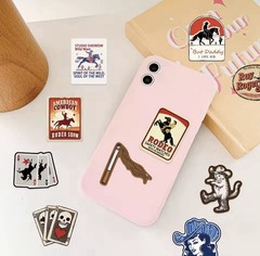 50 PACK COWBOY RODEO Sticker Wild West Cowgirl Gunslinger Outlaw Set Bulk Lot