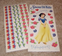 Sandylion Disney Sticker Sheets (2) ~ Snow White w/Coordinating Borders