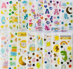 199+ Stickers, Care Bears, Hello Kitty, HAPPY BIRTHDAY, Characters Disney Themes
