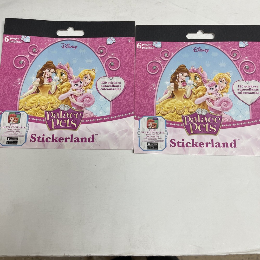 Disney Palace Pets Stickerland , 6 pages (pack 2)