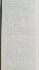 HAMBLY STUDIOS PRISMATIC GLITTER STICKERS BALLERINA BALLET SHOES VINTAGE RARE
