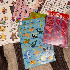 Huge Sticker Lot Disney Frozen Mickey Suzy Zoo Scrapbook Craft Bulk Assortment