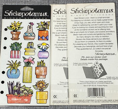 Vintage Mrs. Grossman’s & Stickopotamus Stickers Hambly Prismatic Sparkle 9 Pack