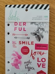 NEW Heidi Swapp Planner Stickers Fresh Start Clear & Hello Beautiful Gold Foil