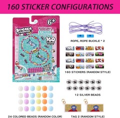 Creative Sticki Rolls Bracelet Kit, DIY Sticker Craft for Kids, Craft Stickers