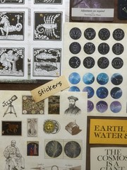 CELESTIAL Astrology Kit Book pages & cutouts cards 70+ Lot Unique Junk journal