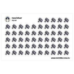 Hand Mixer Planner Stickers – Bakery Cooking Tools