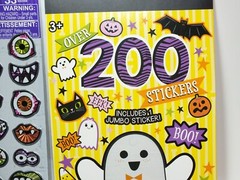 Halloween Stickers Puffy Stickers Ghosts Black Cats Pumpkins Candy Corn E53
