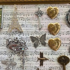 NEW! 44 Piece Lot Tim Holtz & Others Scrapbooking Mixed Media Craft Steampunk