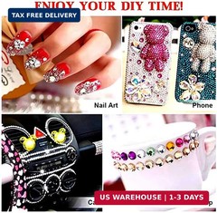 4536 Pieces Rhinestone Stickers Self-Adhesive Jewels Sticker for Kids DIY Craft