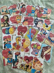 Vintage Style Retro Valentine Die Cut/Gift Tag~50 Pc-Silly Old Fashioned & Fun!