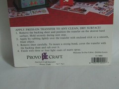 First Impressions Rub-On Transfers Farm Fresh & Welcome To Our Cabin Provo Craft