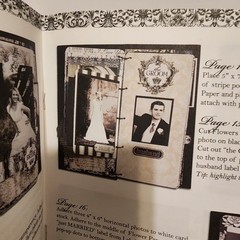 Teresa Collins MR & MRS Wedding Scrapbook Flocked Cover & More **READ**