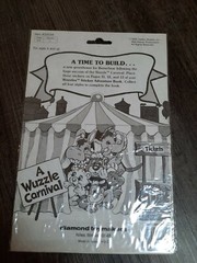 Vintage Puffy Stickers «A Wuzzle Carnival» Walt Disney Style 3