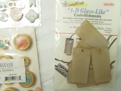 RECOLLECTIONS FELT FUSION CRAFT BUTTONS STICKERS & TRIMS 12 CT LOT NWT #15 CR32