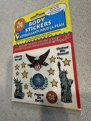 Americana United States Of America Body Stickers NWT