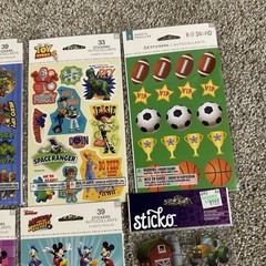 Huge Lot Stickers Kit Set Planner Craft Scrapbook Variety Of Themes | 450+Pcs.