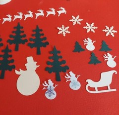 12 RUDOLPH / REINDEER PUNCHIES or choose any other images see photos list detail