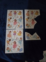 Vintage Hallmark Sticker Lot 80s 90s Ballerina Birdhouse Celestial Floral Hearts