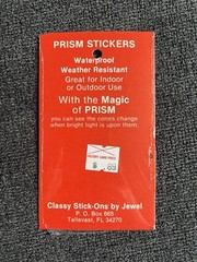 5 Packs Classy Stick-Ons By Jewel Prism Stickers Butterflies Animals Birds Deer