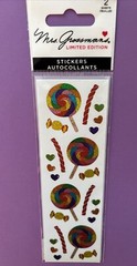 Mrs. Grossman’s Limited Edition Lollipops And More Stickers – 2 Sheets, NIP!