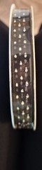 Dashes, Dots & Checks Ribbon-3/8″x5 yds-100% Nylon-Black,White,Gray by Michaels