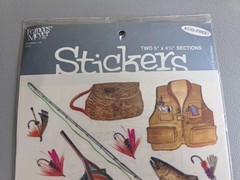 Frances Meyer FMI Fishing Fun Stickers Acid and Lignin Free Made in USA New