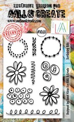 AALL AND CREATE – CLEAR ACRYLIC STAMPS – SCRIBBLEY BITS