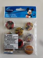 Disney Mickey and Friends Bottle caps scrapbooking stickers