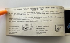 Eureka VTG Bird Seals 32 Sticker Booklet New Old Stock No. 113 1960d