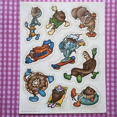 Vintage Chocolate Scratch Sniff Stickers & Stationery Hallmark Trend Scholastic