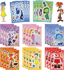 24 Sheets Make Your Own Superhero Stickers for Kids, Art Craft Party Supplies