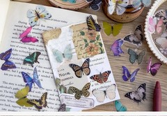 Delicate Lightweight Elegant Durable Versatile Butterfly Garden Journal Stickers