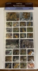 RECOLLECTIONS STICKERS 3D ANIMAL ZOO FARM JUNGLE ANIMALS POP-IP STICKERS 28PCS