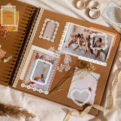 120 PCS White Lace Stickers, Waterproof Scrapbook Lace Sticker, Transparent Wedd