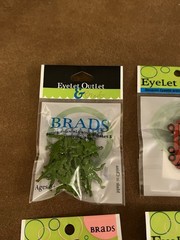 Eyelet Outlet Brads Lot of Kids Boys NEW 6 packs Card Making Scrapbooking Toys