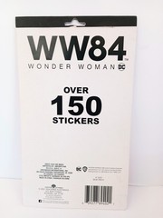 WW84 WONDER WOMAN 4 SHEETS STICKER BOOK. PUFFY, GLITTER, FOIL & GLOSSY STICKERS.