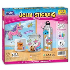 Imagimake DIY Unicorn Jelly Stickers | Art & Craft Kit for Kids Age 3+ | 25+