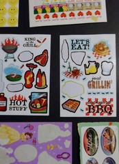 Vintage – Stickers – Variety – some missing as shown – comes as a set as shown