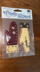 Ek Success- Rebecca Sower Designs Fresh Stickers – Lost Mittens Felt Sticker