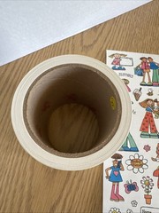 Vintage Penny Black Stickeroos Best Friends Sticker ROLL, Stickers Friendship