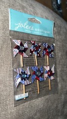 VERY RARE Jolee’s Patriotic Pinwheels July 4th Scrapbooking Stickers