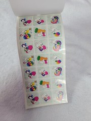164 DM Value Pack Easter Colorful Vintage Egg Peep Stickers Booklet